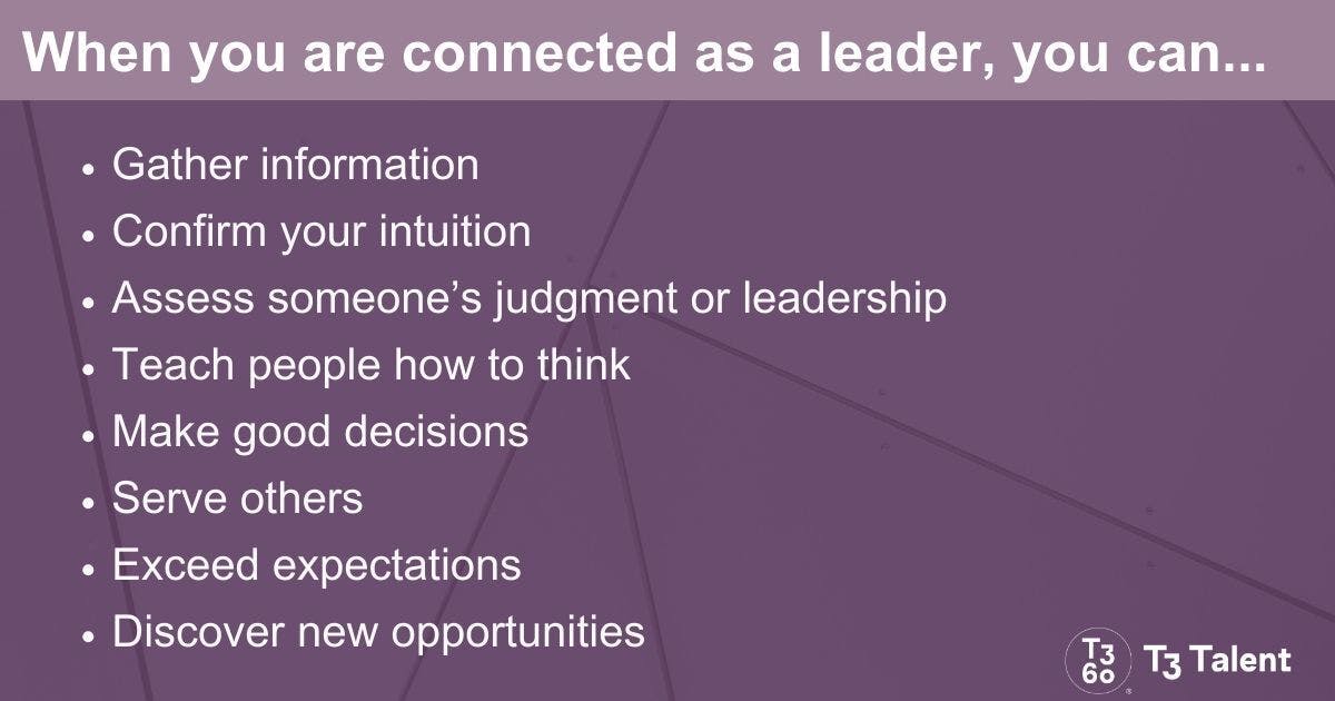Connected leader